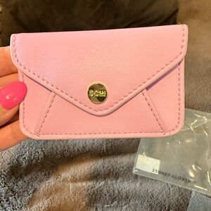 NWT Stoney clover lane grape card case for phone